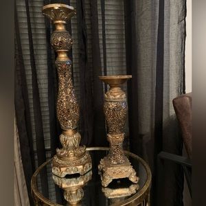 Antique Candle Holders